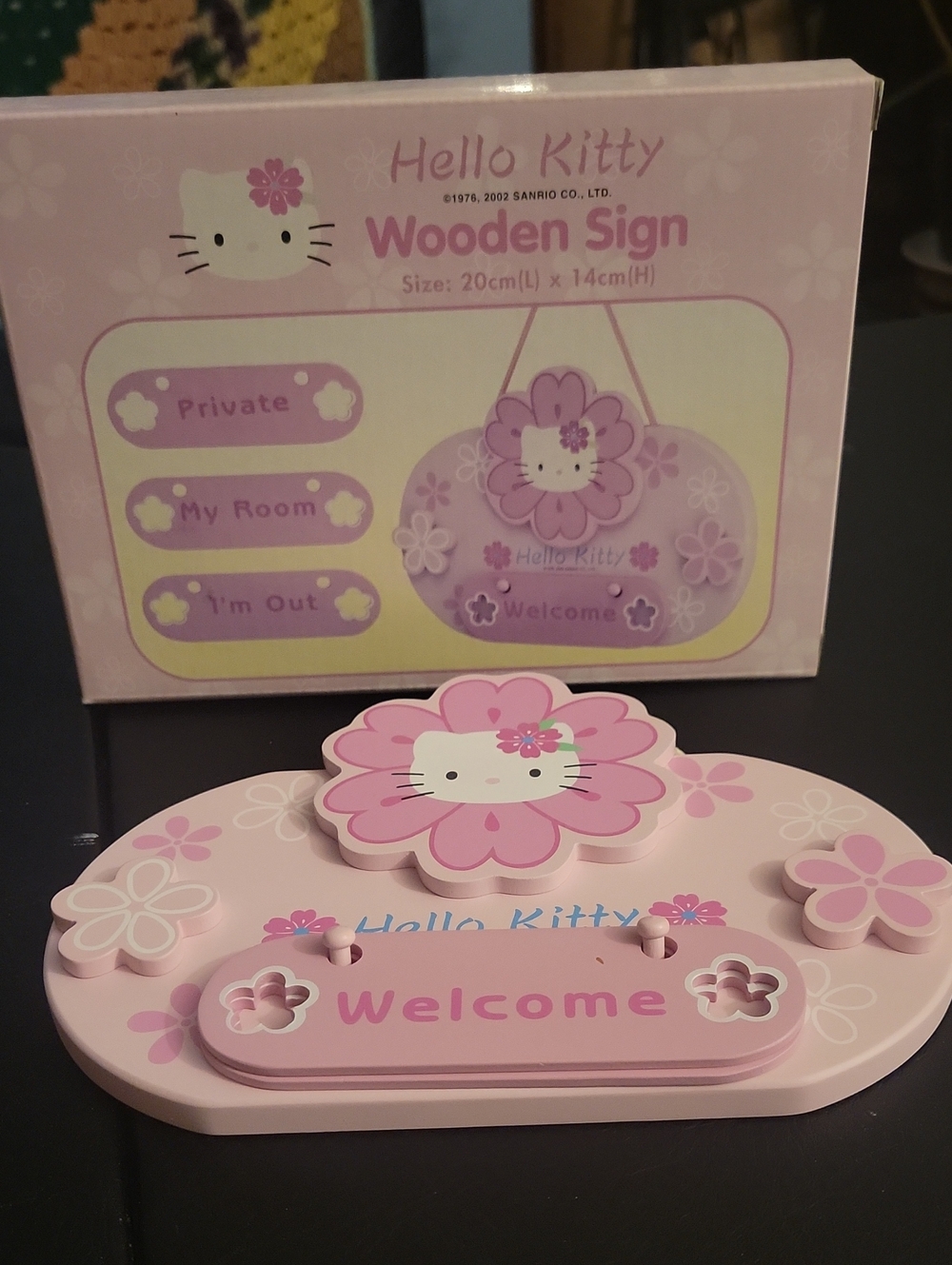 Hello Kitty Wooden Sign